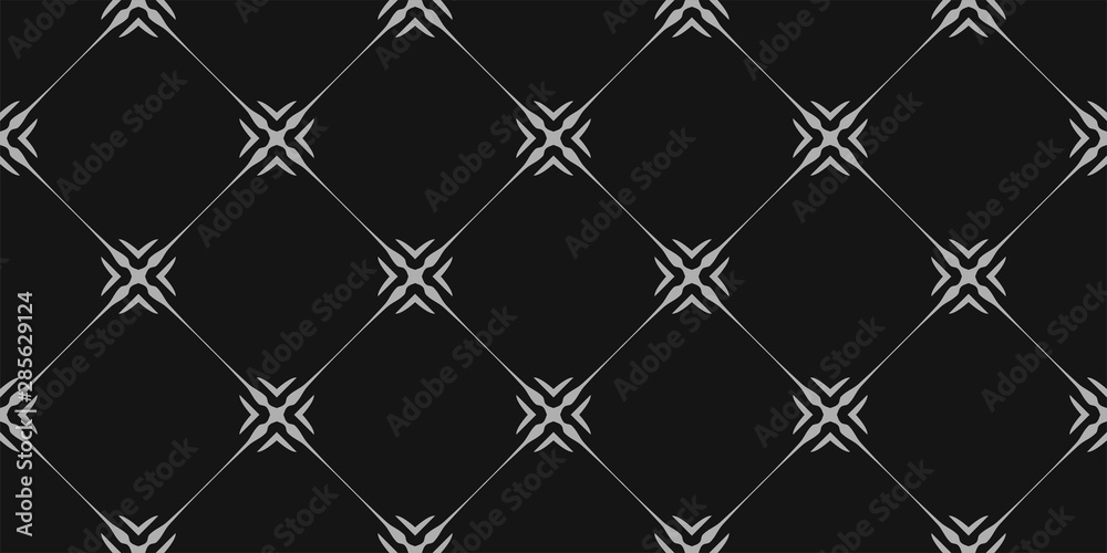 Fototapeta premium Abstract geometric pattern with vintage lines. A seamless vector background. Back front.