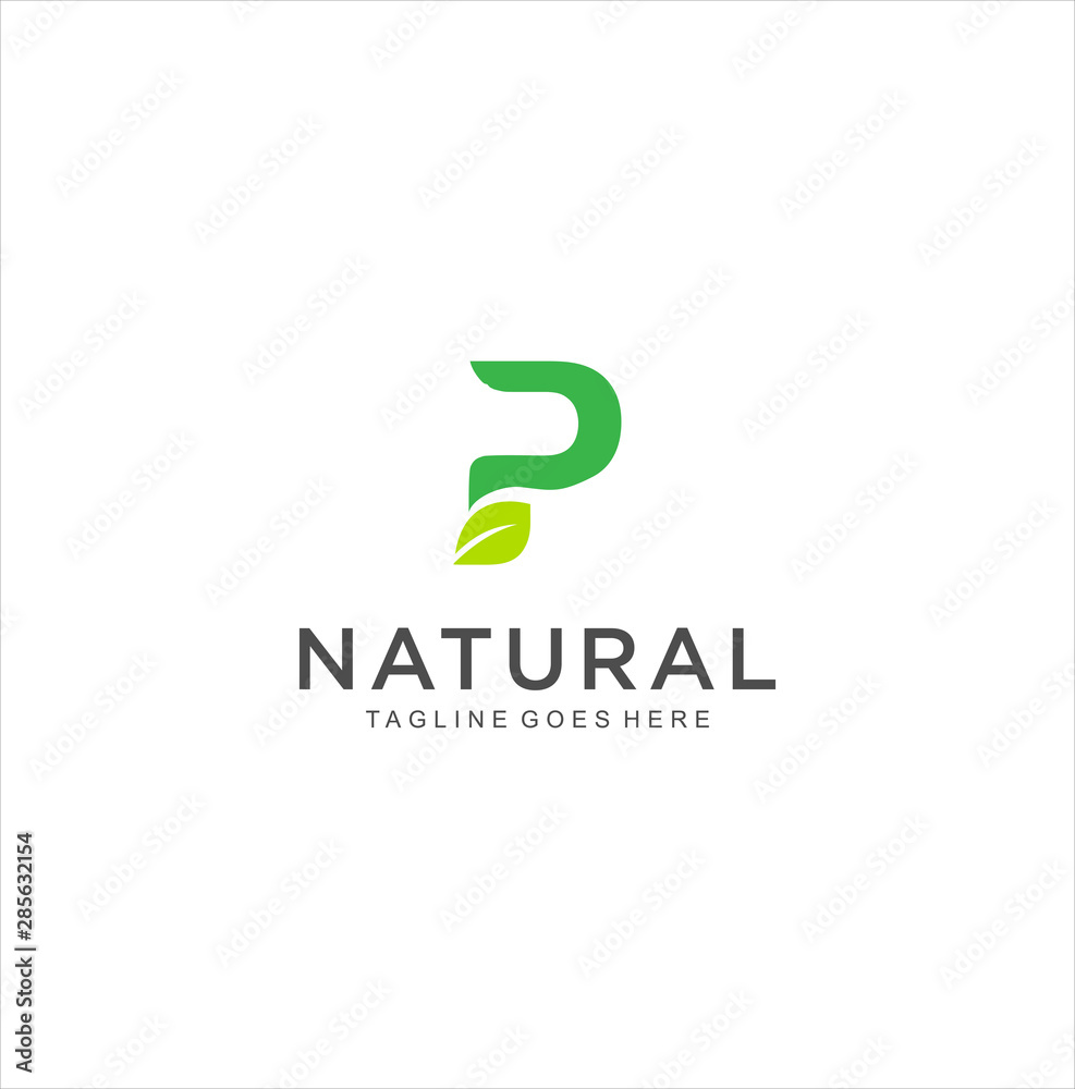 Abstract Letter P Leaf Logo Icon Vector Template . Green Alphabet Initial P Logo Nature Organic Design Icon Abstract Letter P Leaf Logo Icon Vector Template . Green Alphabet Initial P Logo Nature Organic Design Icon