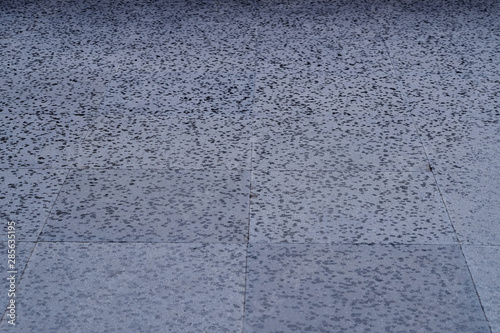 wet street floor with rain drop texture