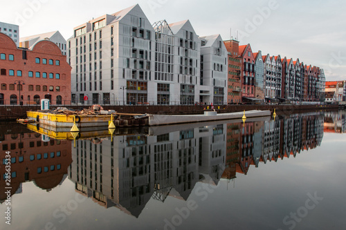 Photography arly morning in the city of Gdansk in Northern Poland