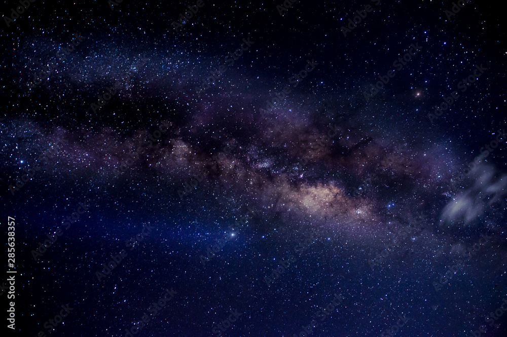 milky way galaxy with starry night sky  as background