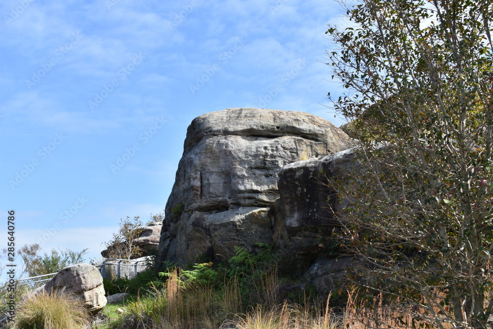 Big rock in the park