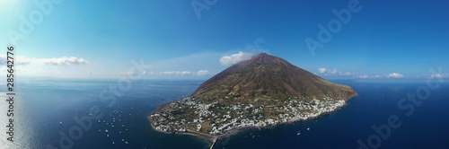 Schilderij op canvas Isola di Stromboli vista