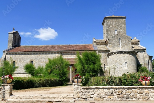 Oratoire carolingien de Germigny-des-Prés, Loiret, France photo