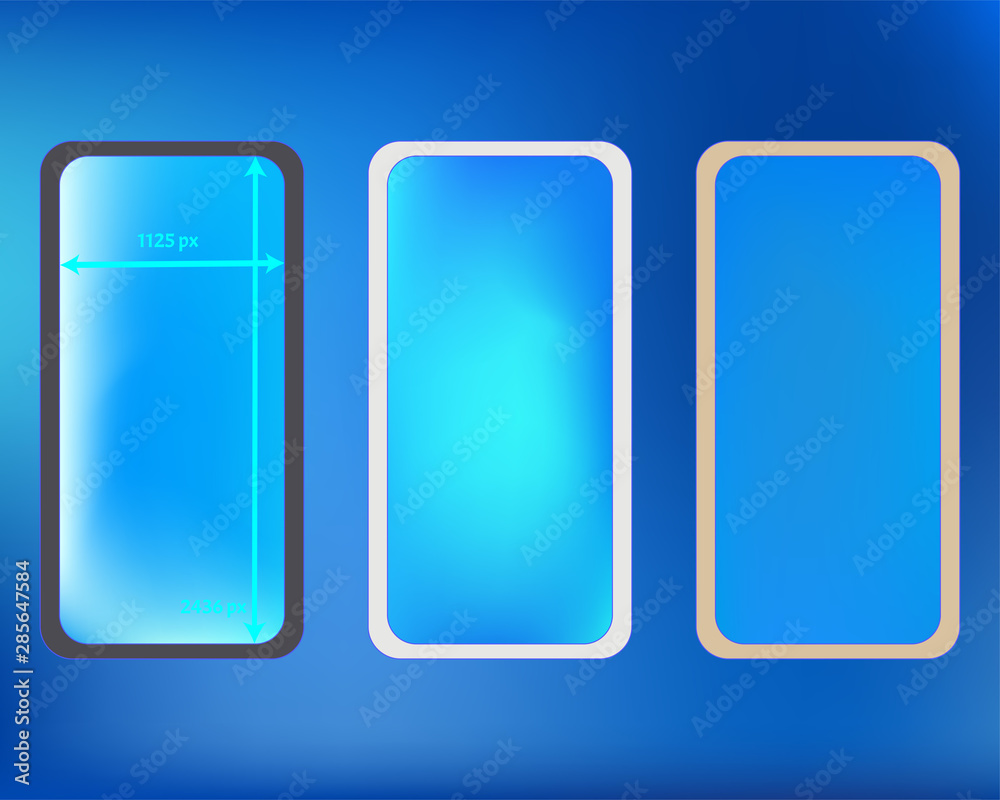 Mesh, azure colored phone backgrounds kit. Mesh, azure colored phone backgrounds kit.