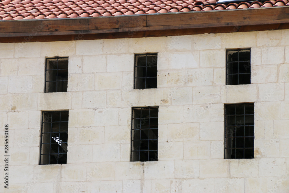 Antep old town wall door and window