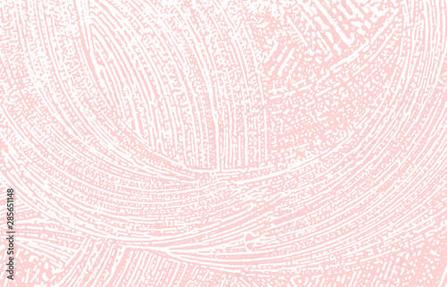 Grunge texture. Distress pink rough trace. Grand b