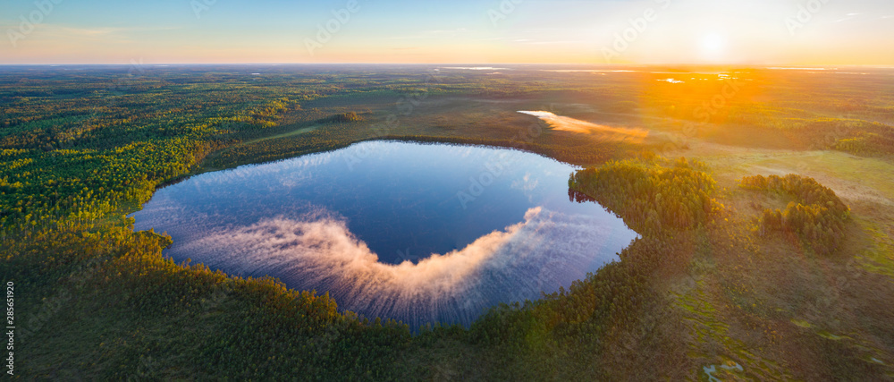 Lake at a swamp