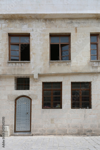 Antep old town wall door and window