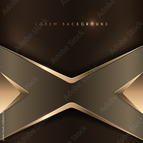 Abstract gold and brown luxury background