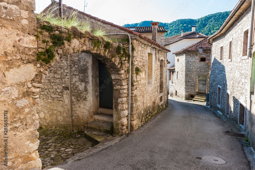 The village of Revine in the Trevigiani hills
