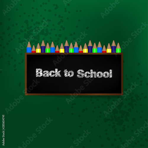 Welcome back to school background Vector