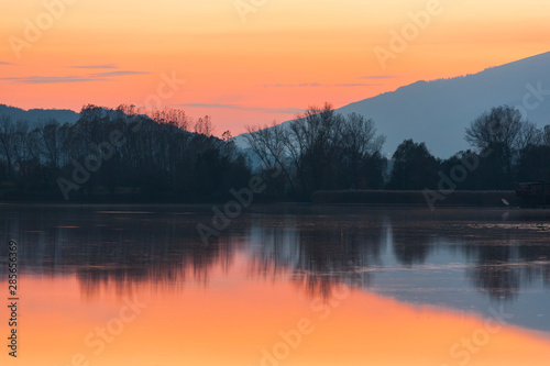 Lakes of Revine in Italy