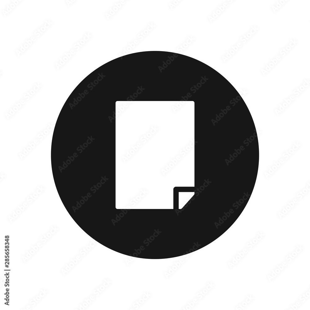 Paper vector icon, simple sign for web site and mobile app. Paper vector icon, simple sign for web site and mobile app.