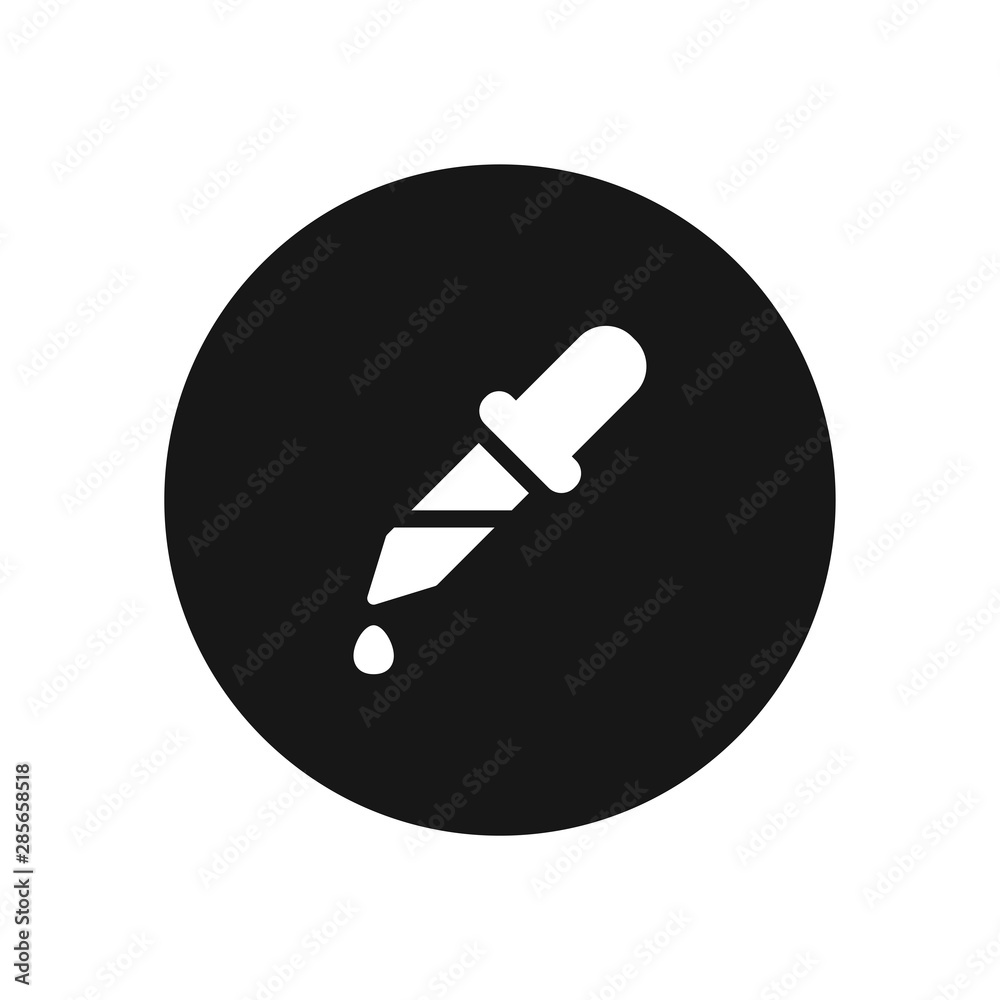 Eyedropper vector icon, simple sign for web site and mobile app. Eyedropper vector icon, simple sign for web site and mobile app.
