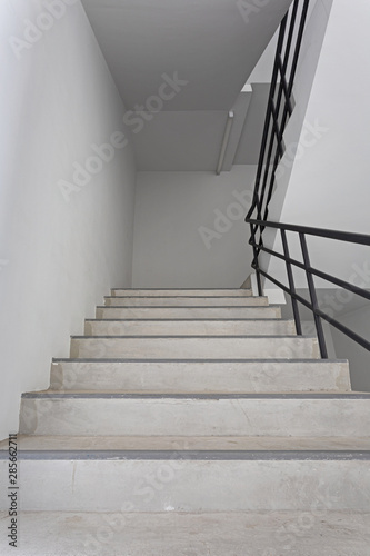 Emergency stair in building