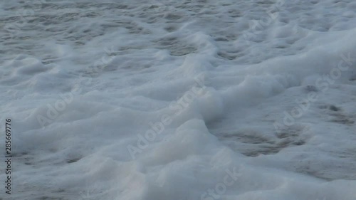 waves on beach