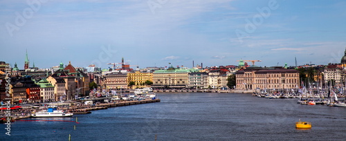  Panoramic view of Stockholm © vladuzn