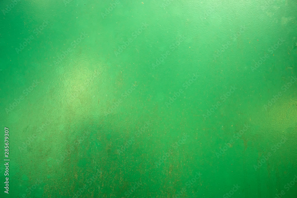 Fototapeta premium Grunge green iron texture with scratches for background