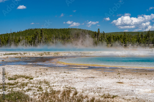 Edge of Rainbow Pool in Black Sand Basin