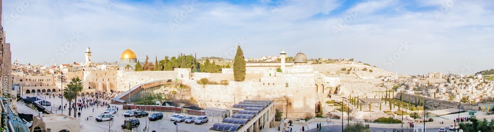 Beautiful Old Jerusalem, The Wall of Tears, Israel.
