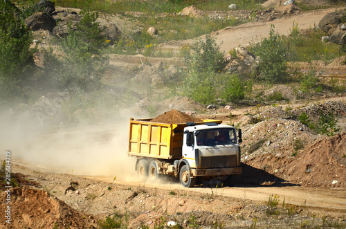 Belarus, Minsk region, open pit sand 