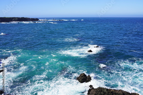 Beautiful coastline scenery on Pacific Coast, California, US