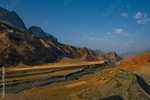 Kyrgyzstan. North-Eastern part of the Pamir tract between the villages of Sary-Tash and Gulcha.