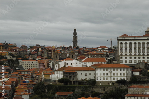 Porto views and landscapes in august summer 2019. No edited