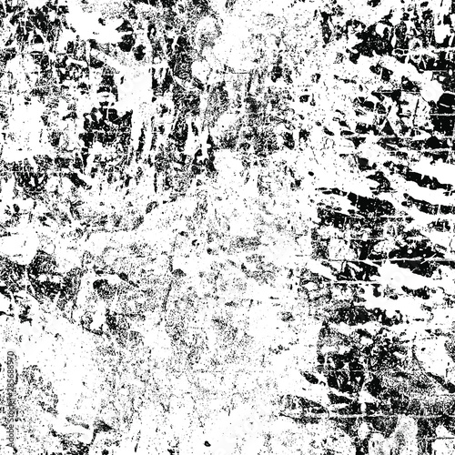 Grunge background black and white. Texture of scratches, chips, scuffs, cracks. Old vintage worn surface
