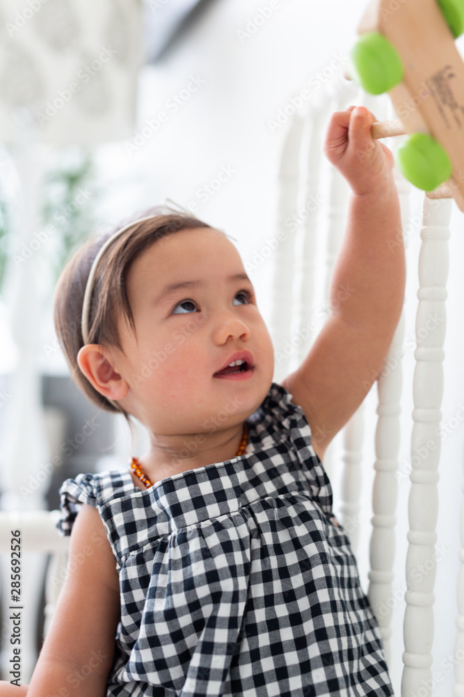 Toddler Girl in Black and White Gingham Romper Toddler Girl in Black and White Gingham Romper