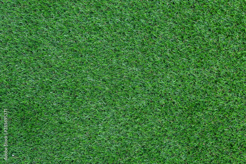 Green artificial grass pattern and texture for background.