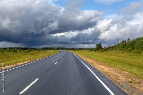 asphalt track. Russia