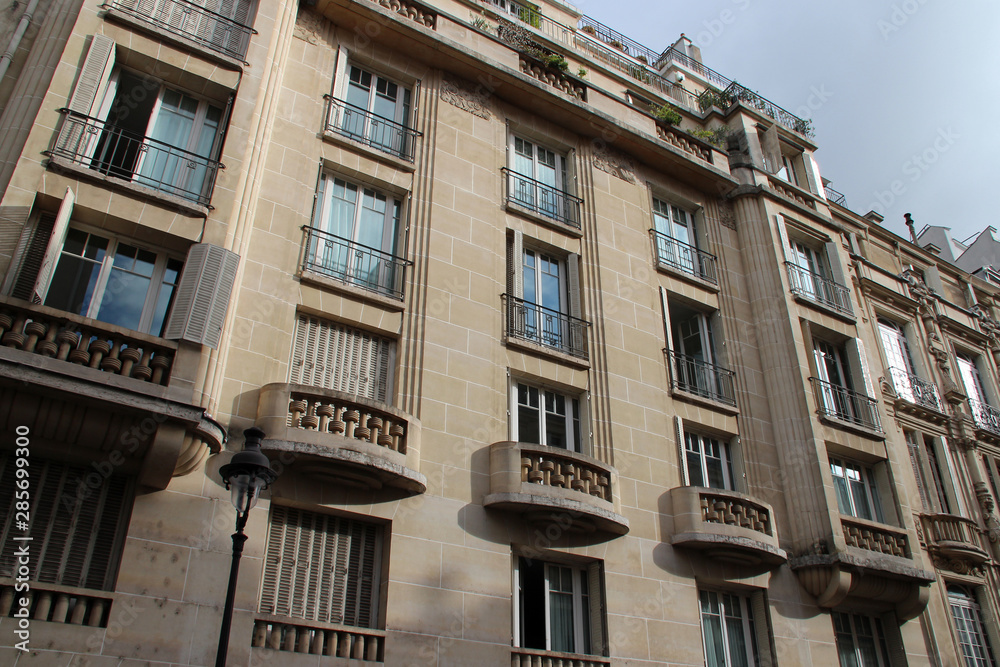 flat building in Paris (France)
