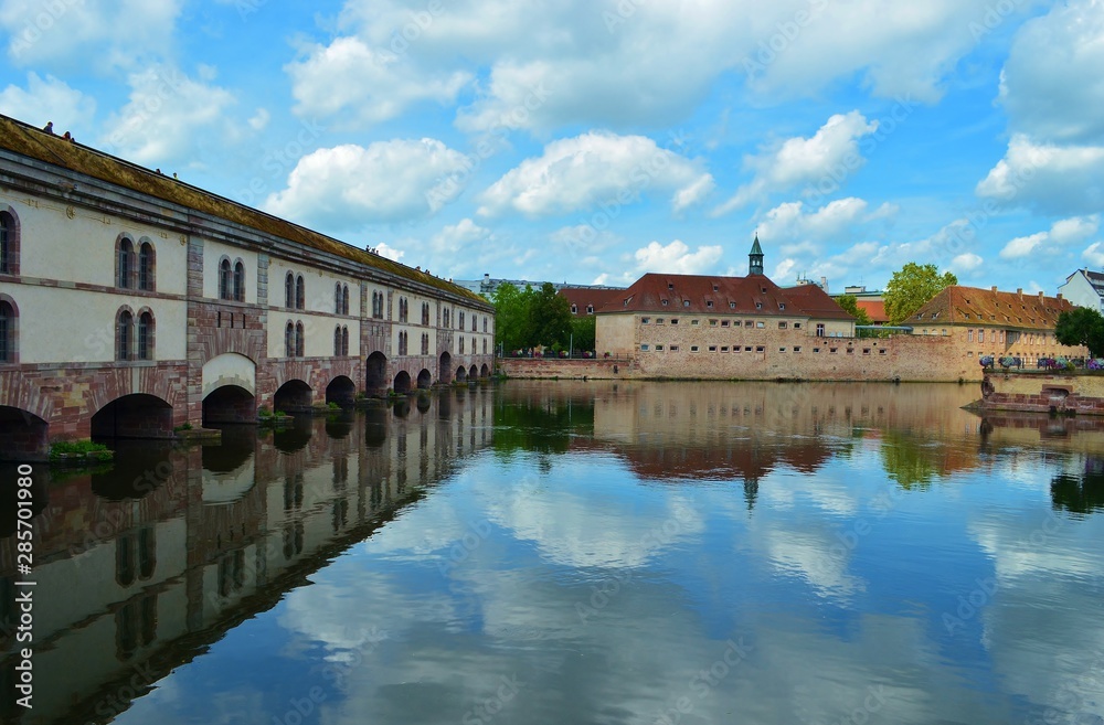 ancient architecture of Strasbourg in France