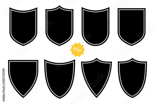 Badge Shape Set Vector Template