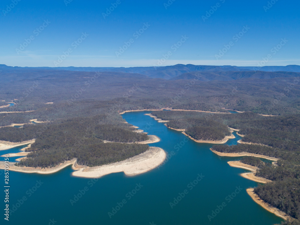 Lake Burragorang is the primary source of drinking water for Sydney in New South Wales, Australia