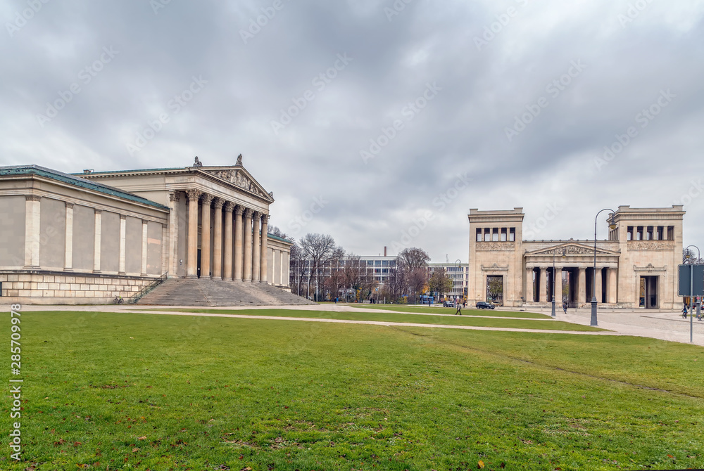 Naklejka premium Konigsplatz in Munich, Germany