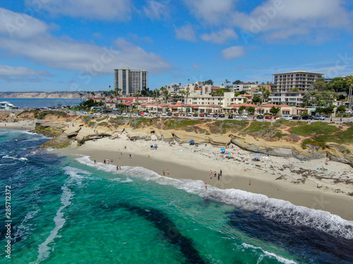 La Jolla Cove, small picturesque cove and beach surrounded by cliffs