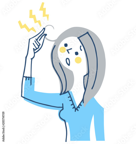髪の悩み 女性 Stock イラスト Adobe Stock 髪の悩み 女性 Stock イラスト Adobe Stock