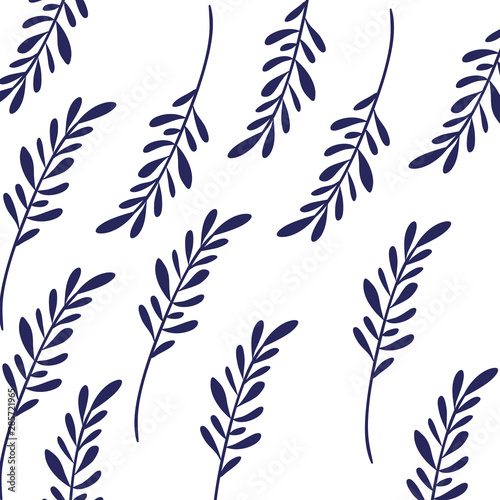 pattern of branch and leaf icon