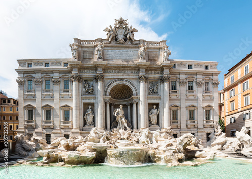 Famous Trevi Fountain In Rome
