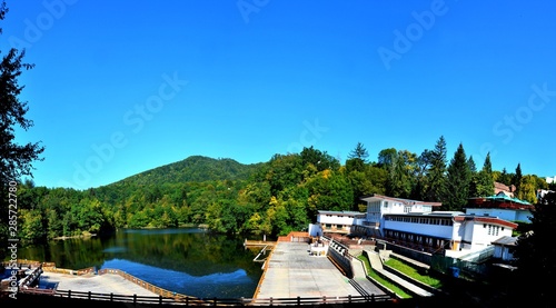 Wallpaper Mural Ursu Lake in Sovata resort Romania Torontodigital.ca