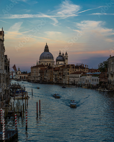 Sunset over venice seen from ponte dell'accademia © Marcus