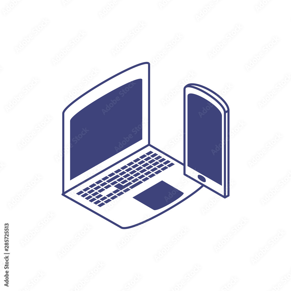 laptop computer with smartphone technology laptop computer with smartphone technology