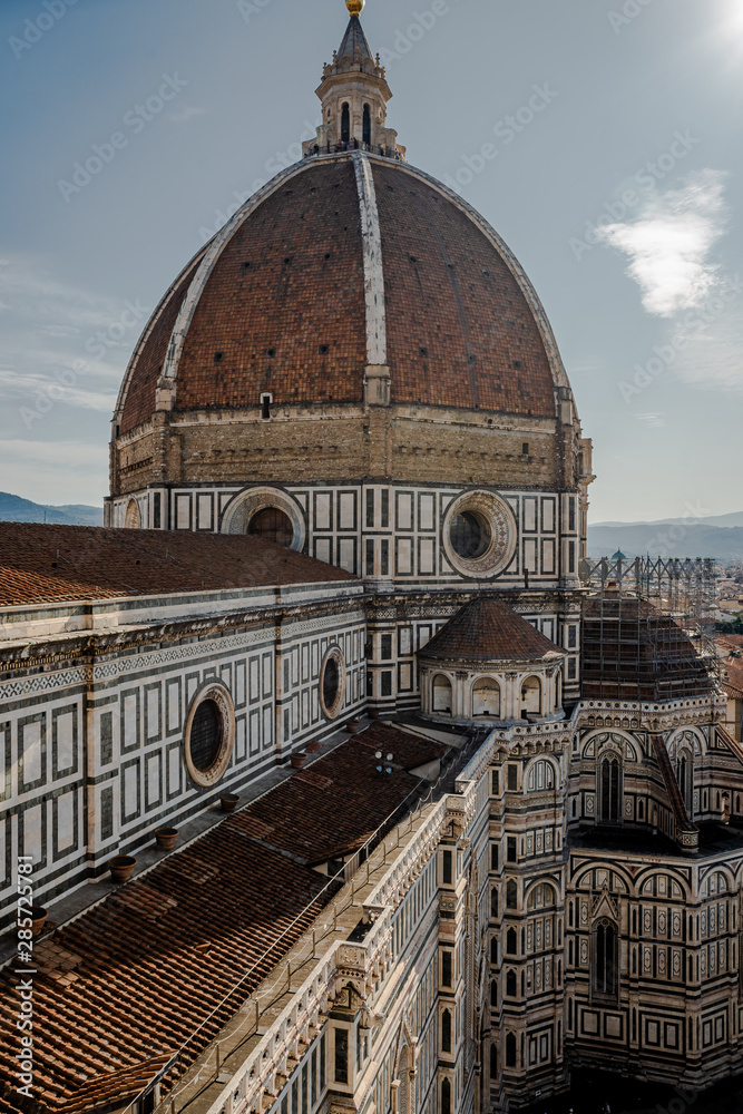 florence cathedral as seen from the campanile