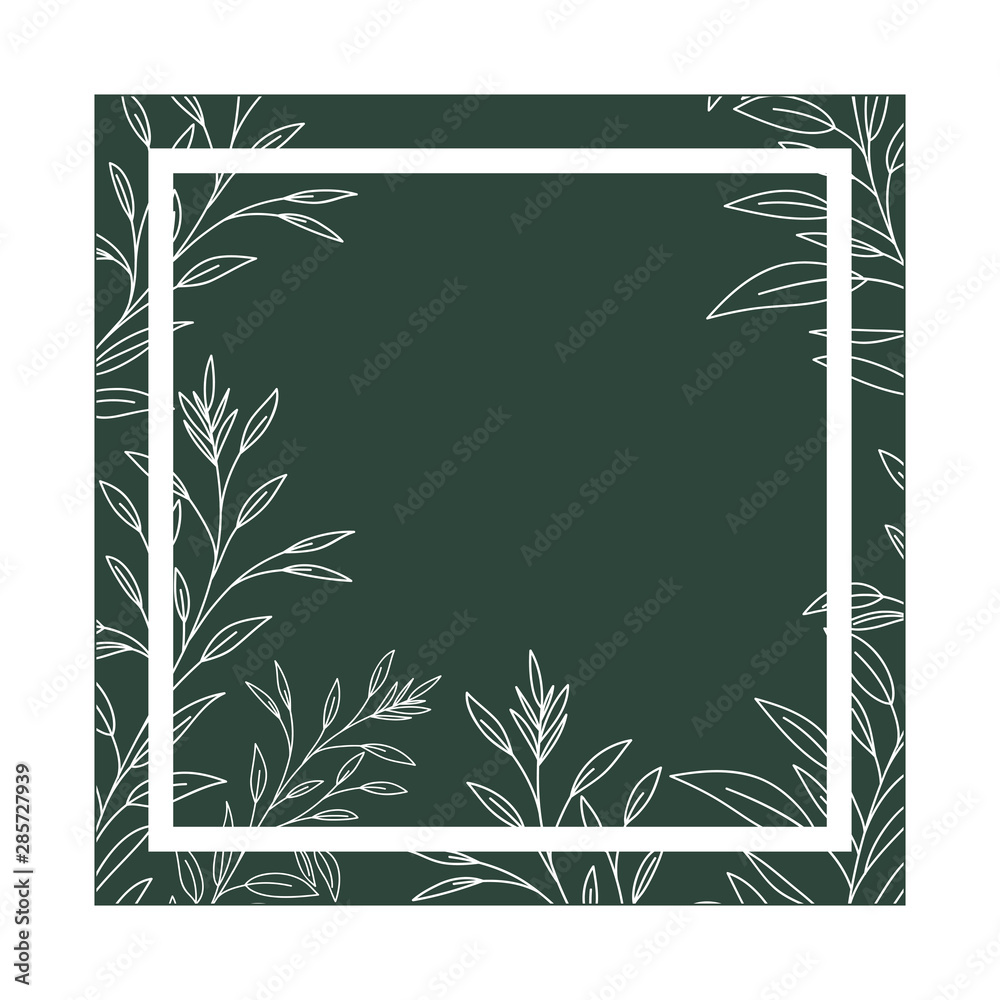 Naklejka premium pattern plants and herbs isolated icon