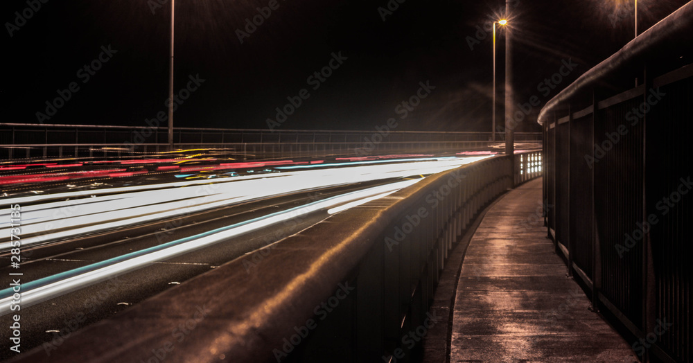 highway at night highway at night