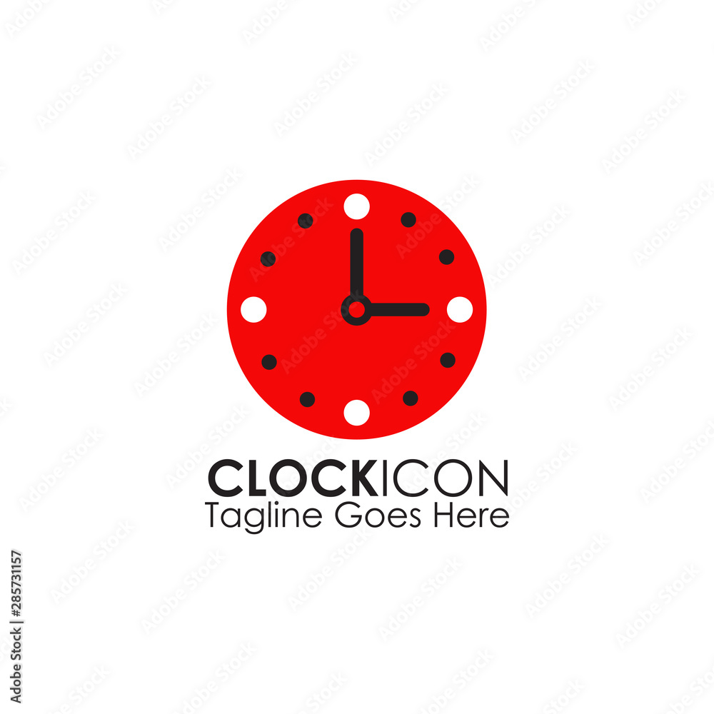 Clock icon logo design inspiration vector template Clock icon logo design inspiration vector template
