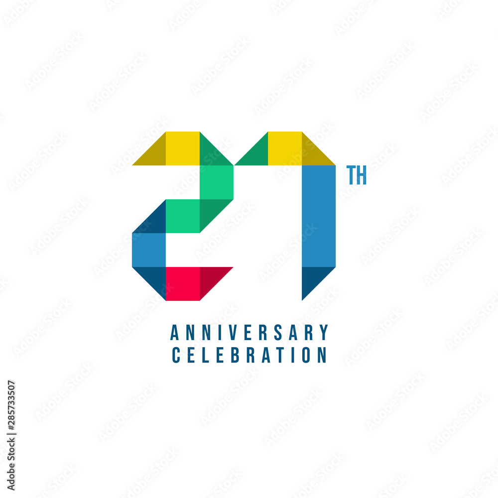 27 th Anniversary Celebration Vector Template Design Illustration 27 th Anniversary Celebration Vector Template Design Illustration